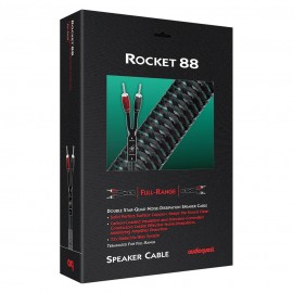 Audio Quest Rocket 88 Hoparlör Kablosu 2 x 3 metre Set Gümüş Banana 